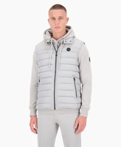 Heren Airforce Jassen*Bodywarmer Padded Grijs