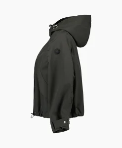 Dames Airforce Jassen*Jack Oversized Softshell Zwart