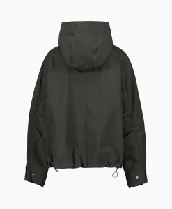 Dames Airforce Jassen*Jack Oversized Softshell Zwart