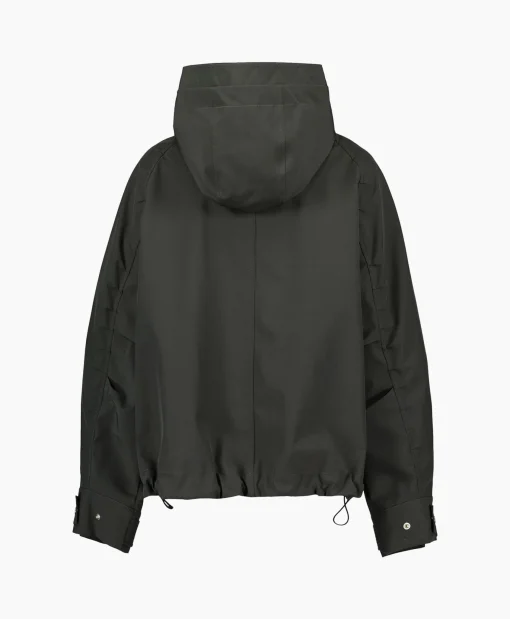 Dames Airforce Jassen*Jack Oversized Softshell Zwart