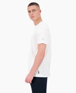 Heren Airforce T-Shirts*T-Shirt Korte Mouw Garment Dyed Wit