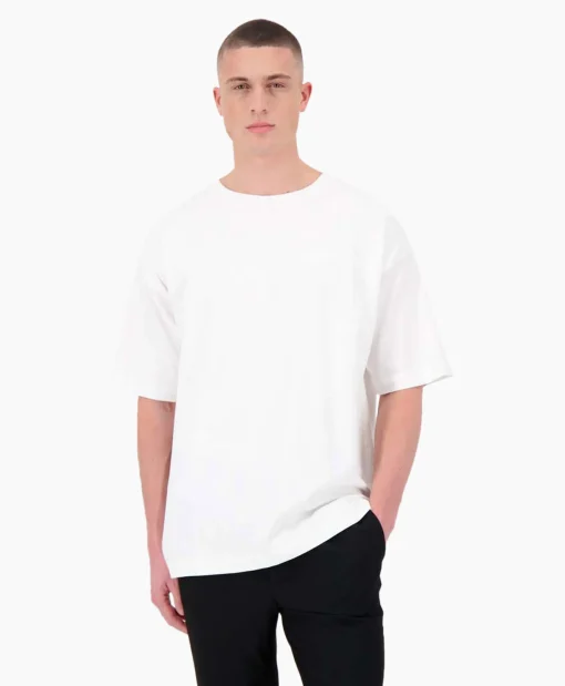 Heren Airforce T-Shirts*T-Shirt Korte Mouw Oversized Ttt Embro Wit