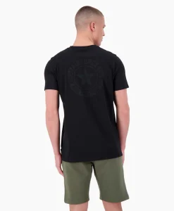 Heren Airforce T-Shirts*T-Shirt Wording/Logo Zwart
