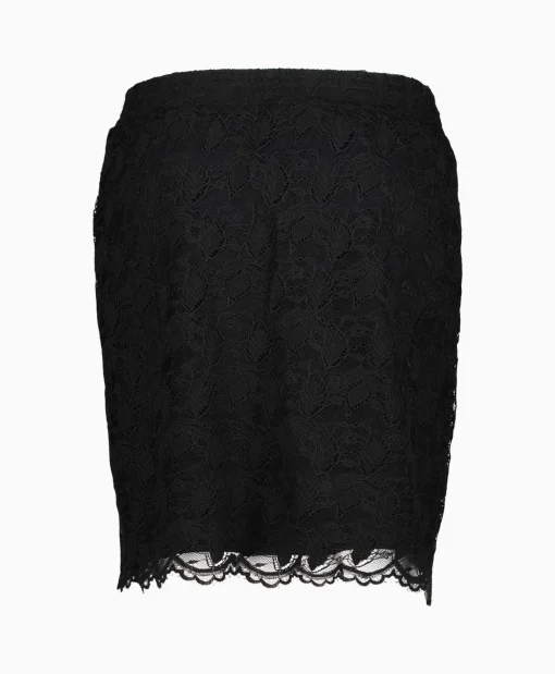 Dames Alix The Label Rokken*Minirok Ladies Woven Lace Mini Zwart
