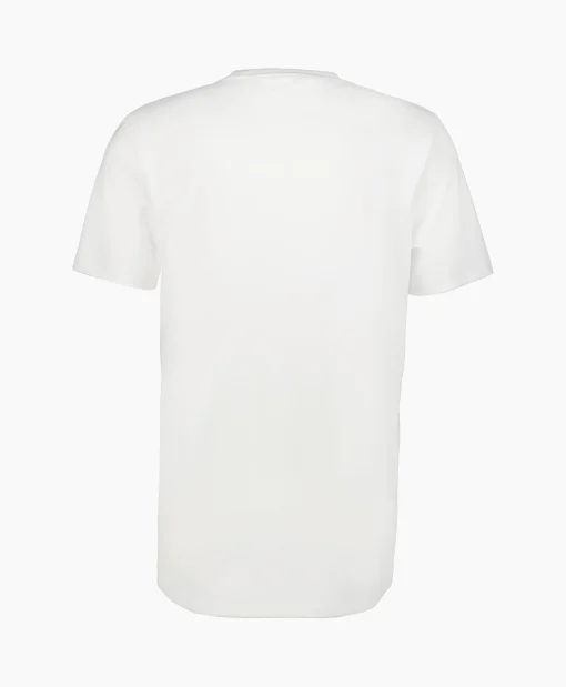 Heren Alpha Tauri T-Shirts*T-Shirt Joubl V3.Y5.01 Wit
