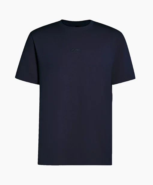 Heren Alpha Tauri T-Shirts*T-Shirt Korte Mouw Ata Janso Blauw