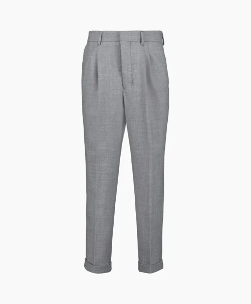 Heren Ami Paris Broeken*Broek Carott Fit Antraciet
