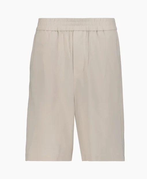 Heren Ami Paris Broeken*Korte Broek Elasticated Waist Bermuda Zand