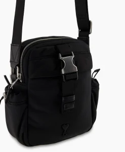 Heren Ami Paris Tassen*Tas Adc Crossbody Pocketzwart