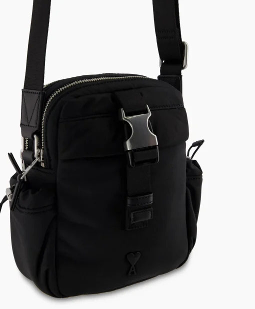 Heren Ami Paris Tassen*Tas Adc Crossbody Pocketzwart
