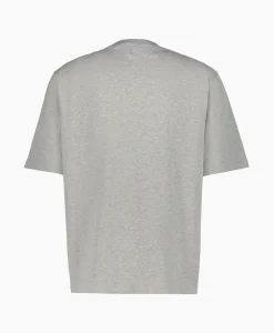 Heren Ami Paris T-Shirts*T-Shirt Korte Mouw Ami Am Antraciet