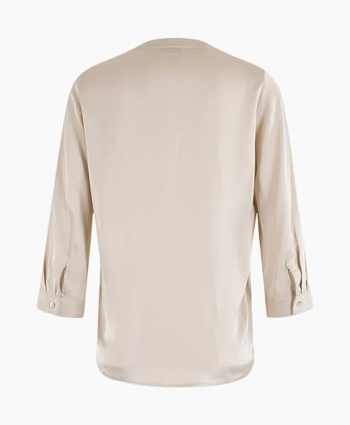 Dames Anna Van Toor Blouses*Blouse 32A05-03396 Beige