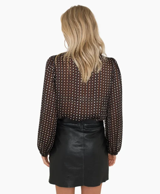Dames Anna Van Toor Blouses*Blouse 74A05-03367 Zwart