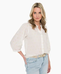 Dames Anna Van Toor Blouses*Blouse 17A05-03065C Off White