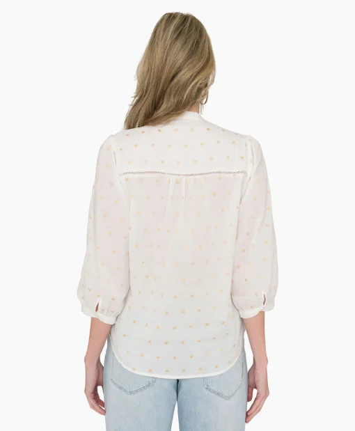 Dames Anna Van Toor Blouses*Blouse 17A05-03065C Off White
