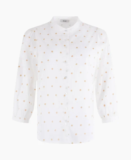 Dames Anna Van Toor Blouses*Blouse 17A05-03065C Off White