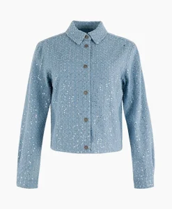 Dames Anna Van Toor Blouses*Spijkerjas 17A01-02612 Blauw