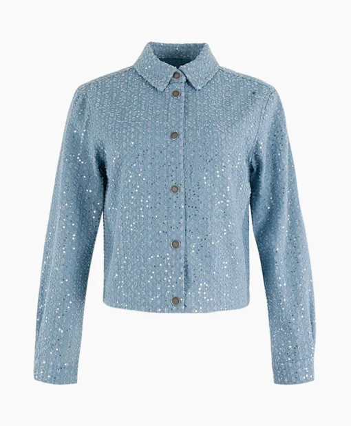 Dames Anna Van Toor Blouses*Spijkerjas 17A01-02612 Blauw