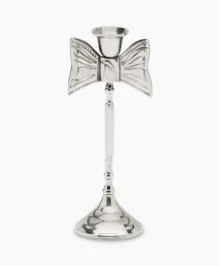 Lifestyle Anna+nina Lifestyle*Accessoires Lady Bow Candle Holder Zilver