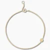 Dames Anna+nina Sieraden*Armband Smiley Bracelet Silver Goldplated Goud