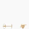Dames Anna+nina Sieraden*Oorbellen Single Cupid Stud Earring Silver Goldpla Goud