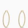Dames Anna+nina Sieraden*Oorbellen Solstice Big Hoop Earrings Brass Goldpla Goud