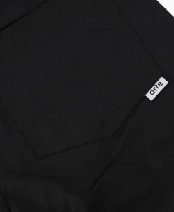 Heren Arte Antwerp Broeken*Broek Nylon Double Knee Pocket Zwart