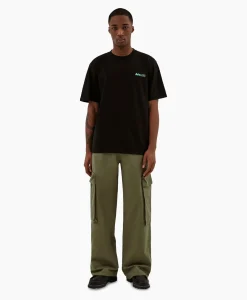 Heren Arte Antwerp Broeken*Broek Oversize 3D Pocket Donker Groen