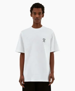 Heren Arte Antwerp T-Shirts*T-Shirt Korte Mouw Hearts Leaves Arte Logo Chest Wit