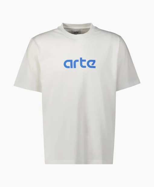 Heren Arte Antwerp T-Shirts*T-Shirt Korte Mouw Front Arte Chest Wit