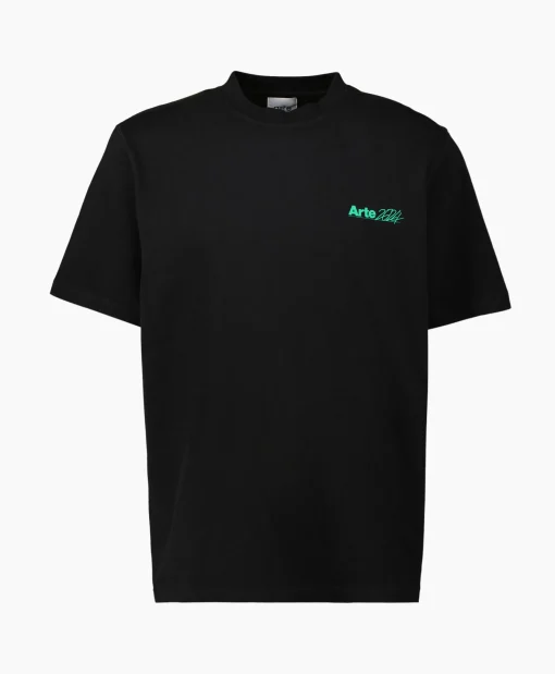 Heren Arte Antwerp T-Shirts*T-Shirt Korte Mouw Arte 2024 Back Zwart