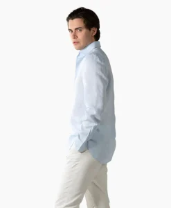 Heren Aurelien Overhemden*Overhemd Seaside Shirt Licht Blauw