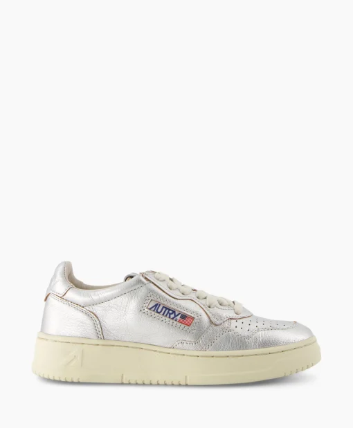 Dames Autry Sneakers*Sneaker Medalist Low Wom Zilver