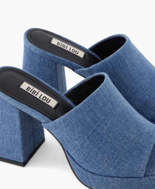 Dames Bibi Lou Pumps*Pump Canvas Jeans Blauw