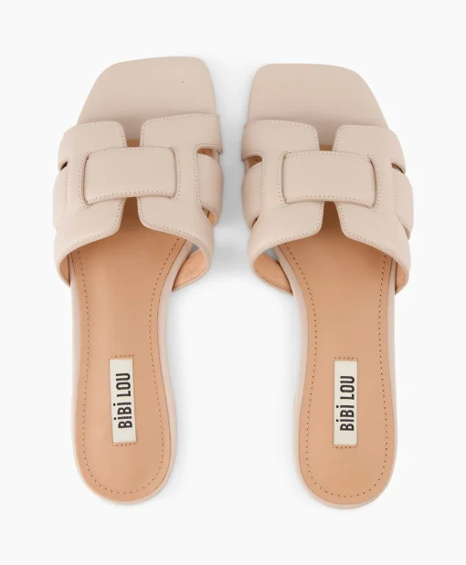 Dames Bibi Lou Sandalen*Sandaal Zonder Hak Leather Blauw