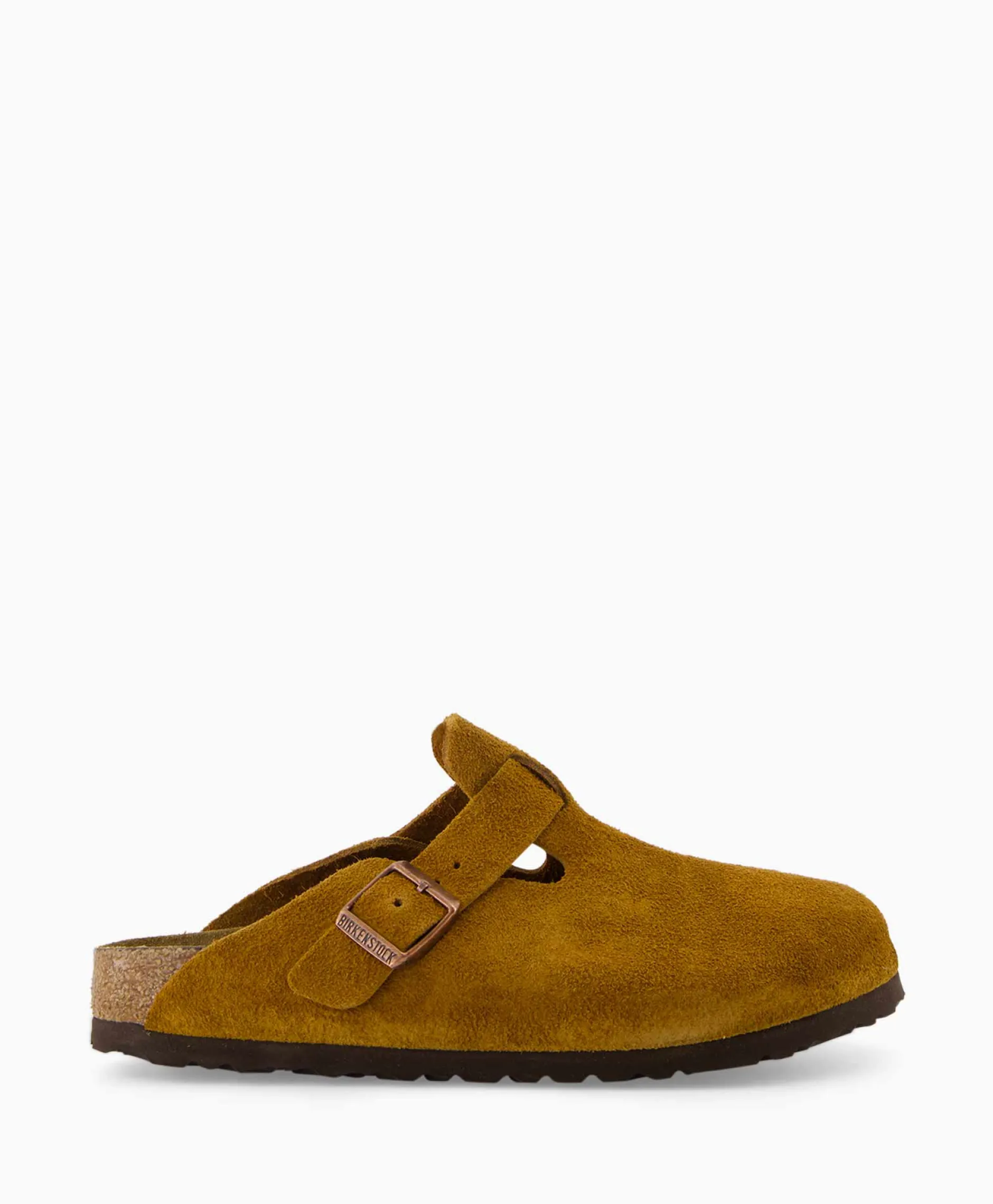 Dames Birkenstock Instappers*Instapper Boston Sfb Bruin