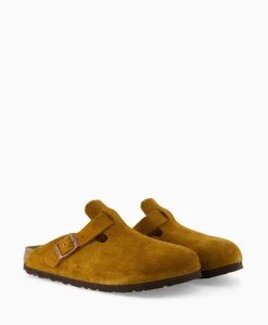 Dames Birkenstock Instappers*Instapper Boston Sfb Bruin