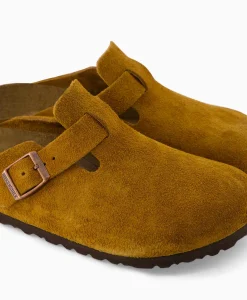 Dames Birkenstock Instappers*Instapper Boston Sfb Bruin