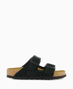 Dames Birkenstock Sandalen*Sandaal Zonder Hak Arizona Sfb Zwart