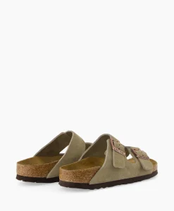 Dames Birkenstock Sandalen*Sandaal Zonder Hak Arizona Sfb Taupe