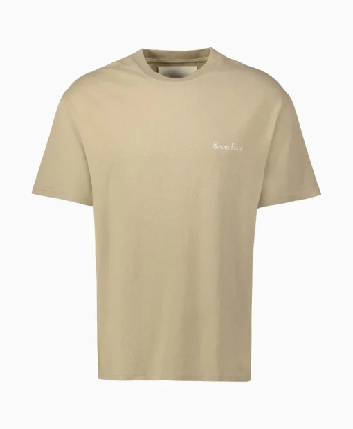 Heren Bram's Fruit T-Shirts*Bram's Fruit T-Shirt Korte Mouw Atelier Khaki