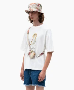 Heren Bram's Fruit T-Shirts*Bram's Fruit T-Shirt Korte Mouw Beagle Aquarel Wit