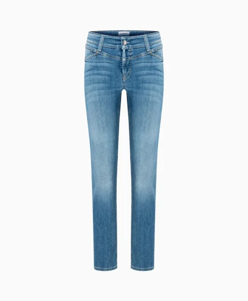 Dames Cambio Broeken*Jeans Parla Shaping Highrise Superstretch Licht Blauw