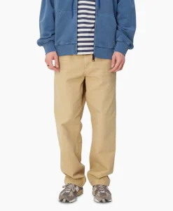 Heren Carhartt Wip Broeken*Cargobroek Single Knee Beige
