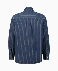 Heren Carhartt Wip Jassen*Overshirt Orlean Donker Blauw