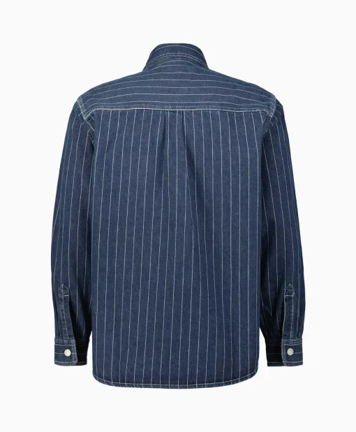 Heren Carhartt Wip Jassen*Overshirt Orlean Donker Blauw