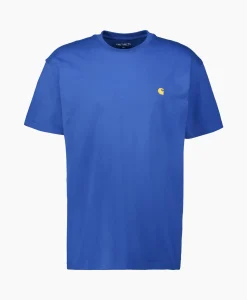 Heren Carhartt Wip T-Shirts*T-Shirt Korte Mouw S/S Chase Blauw