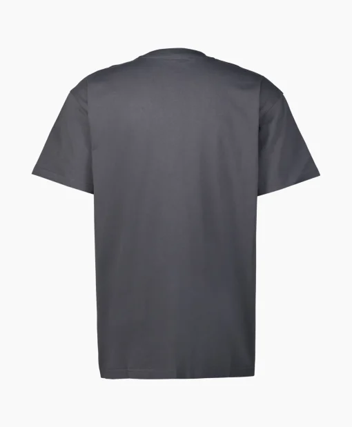 Heren Carhartt Wip T-Shirts*T-Shirt S/S American Script Organic Cotton Donker Blauw