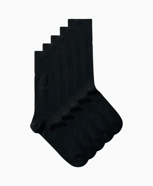 Heren Cdlp Sokken*Sokken 5-Pack Mid Bamboo Zwart