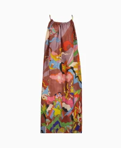 Dames Chufy Bruiloftskleding*Maxi Jurk Rain Bordeaux